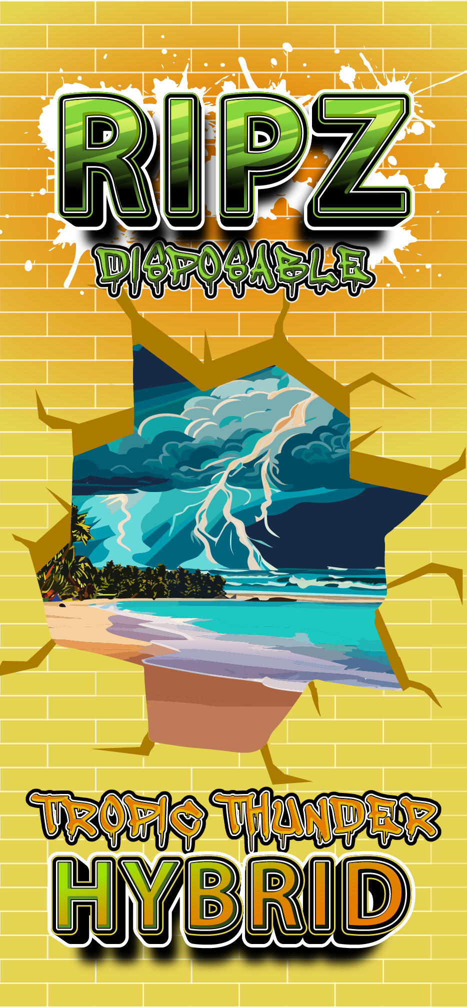 Photograph of product: RIPZ | TROPICAL THUNDER | DISPOSABLE