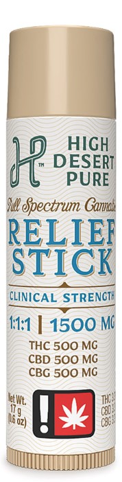 Photograph of product: 1:1 Clinical Strength - Relief Stick - High Desert Pure