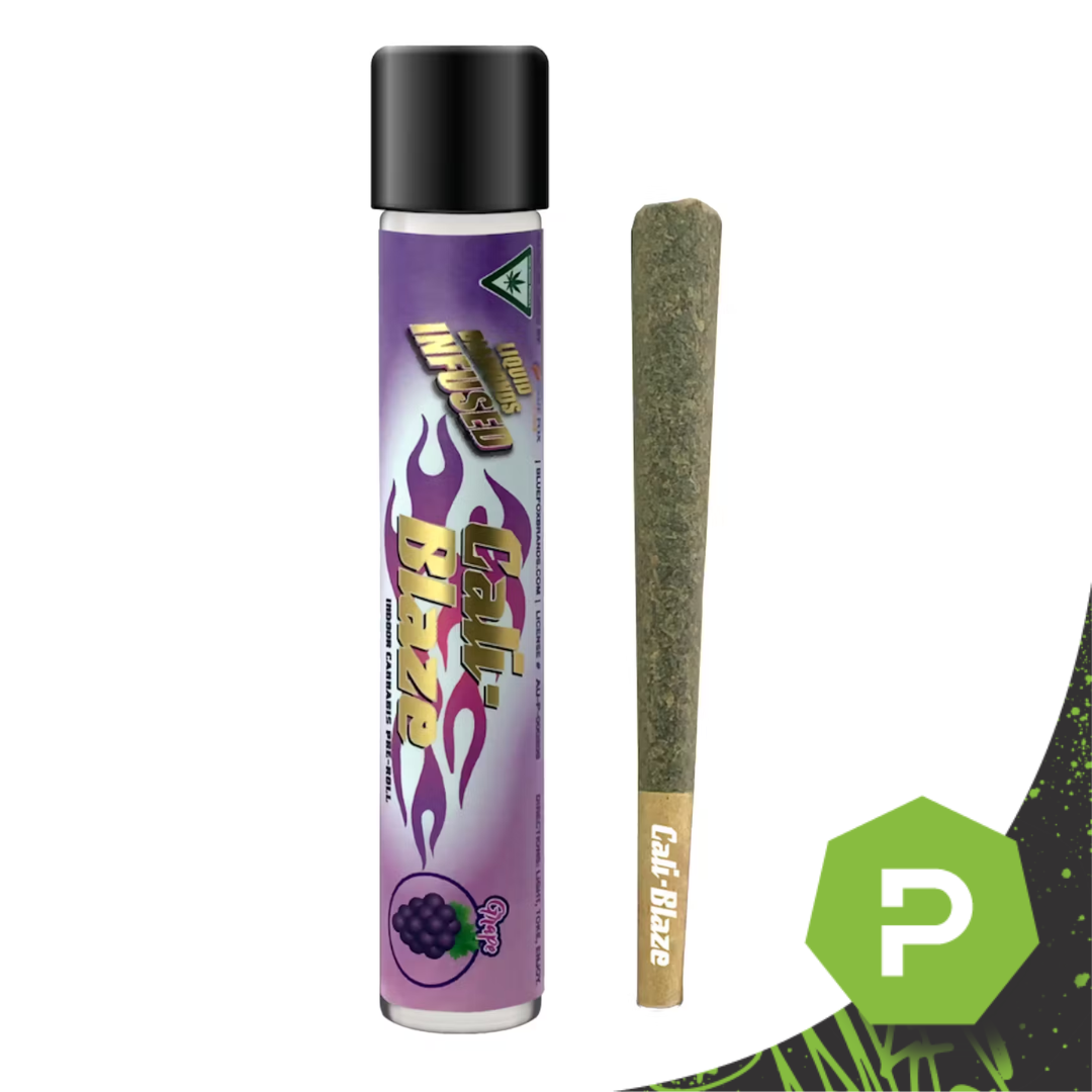 Photograph of product: Cali Blaze Infused Preroll | Grape