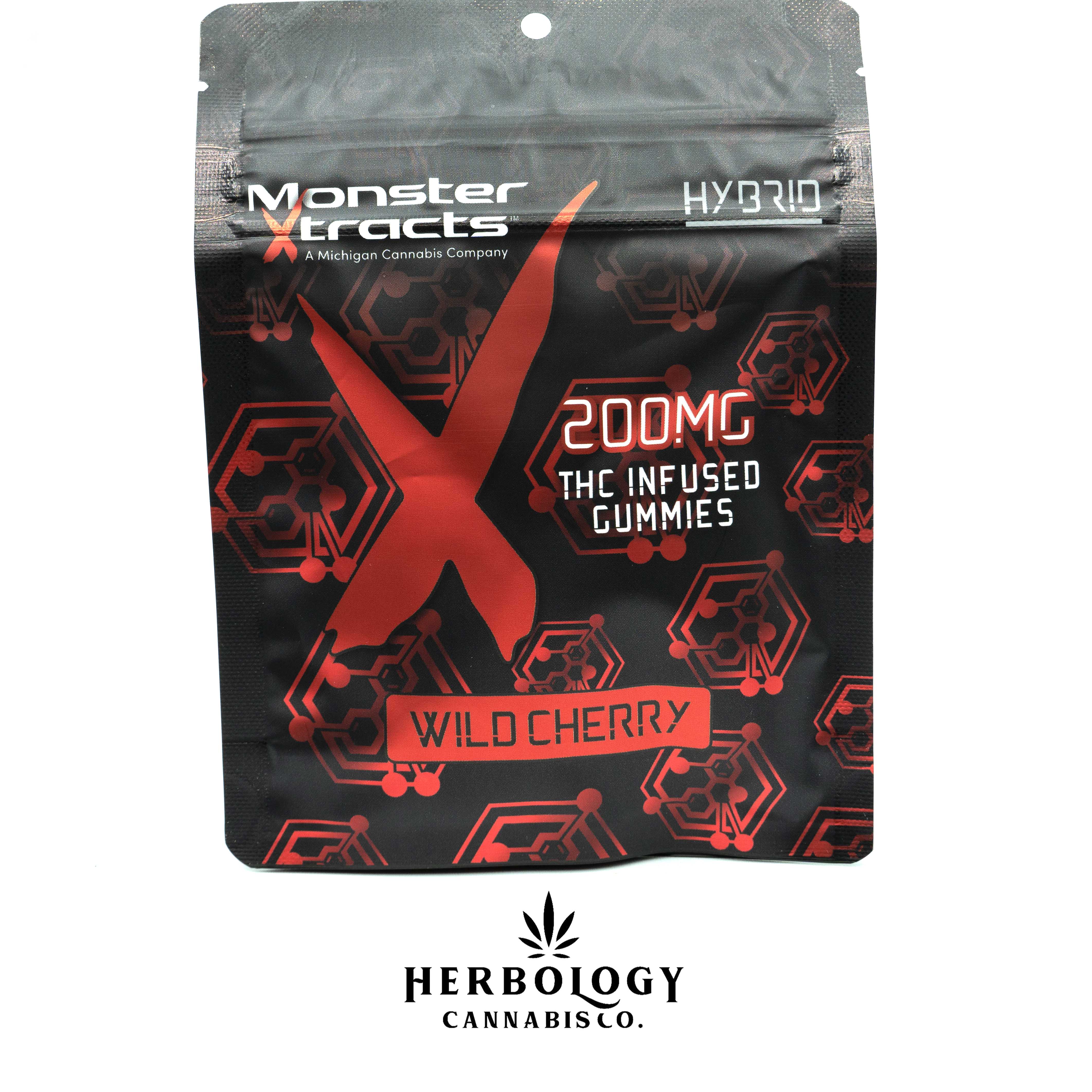 Photograph of product: Monster X | Gummy | Wild Cherry | 200mg