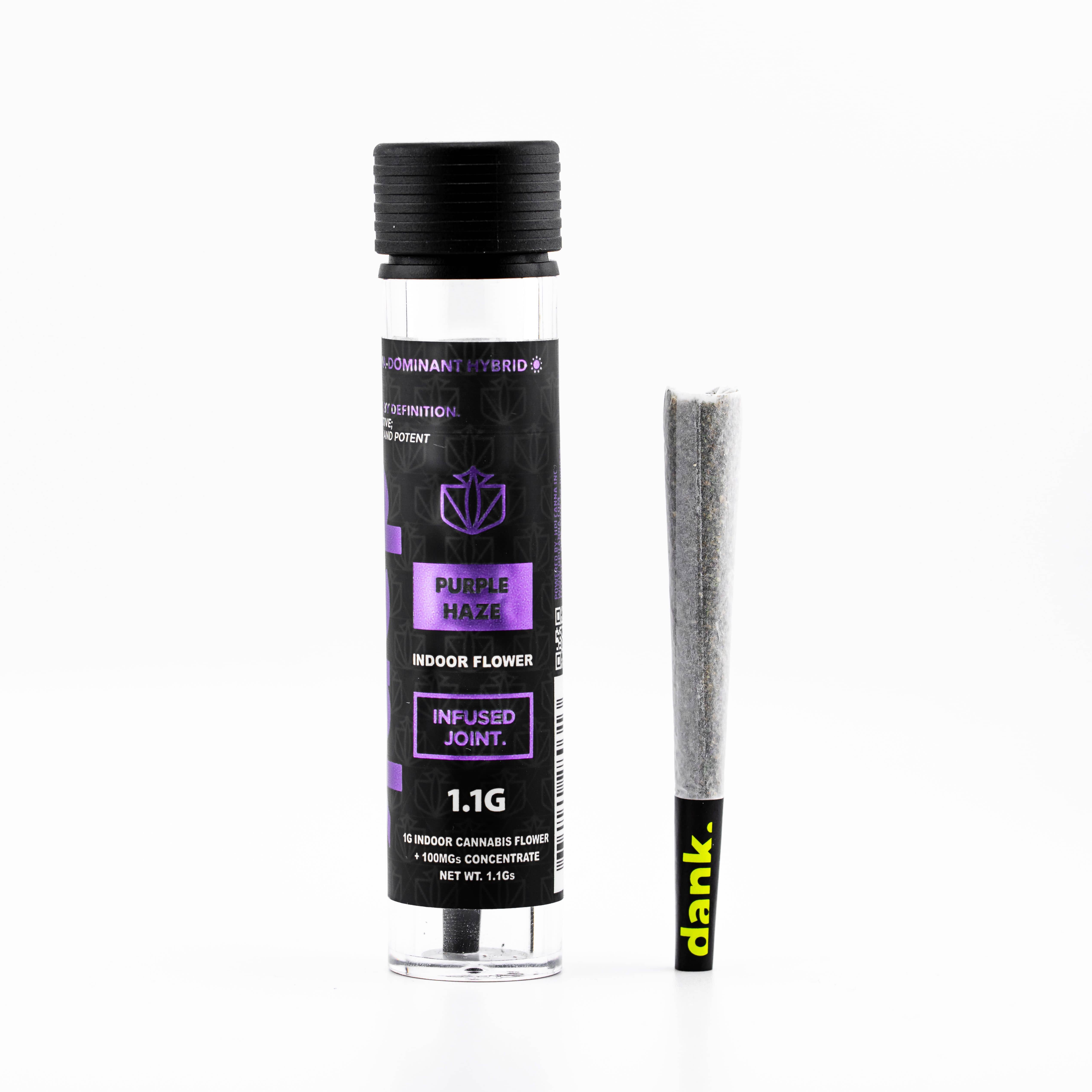 Photograph of product: Dank -Purple Haze Infused Pre-Roll - Pre-Roll