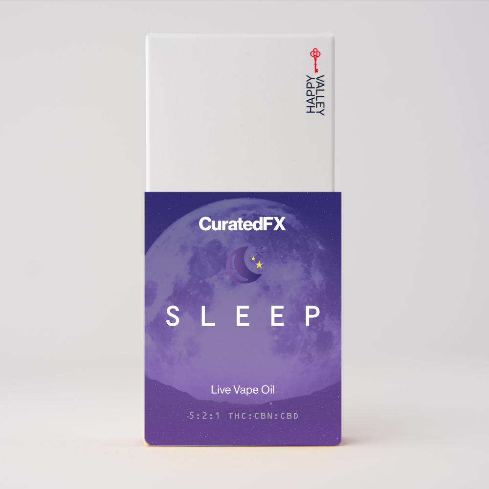 Photograph of product: Live Vape Oil Cartridge .5g - CuratedFX - SLEEP