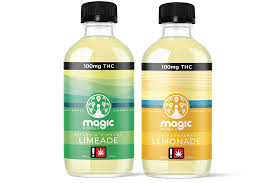 Photograph of product: Magic Number 100mg Limeade Live Rosin Oui'd Drink-8 fl oz
