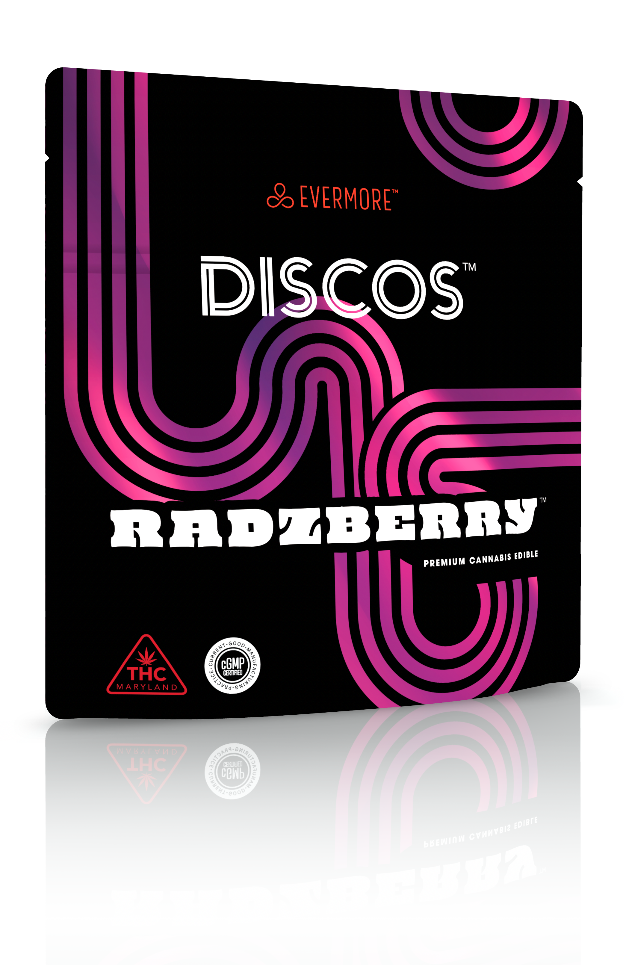Photograph of Product: Evermore: Radzberry Discos 100mg