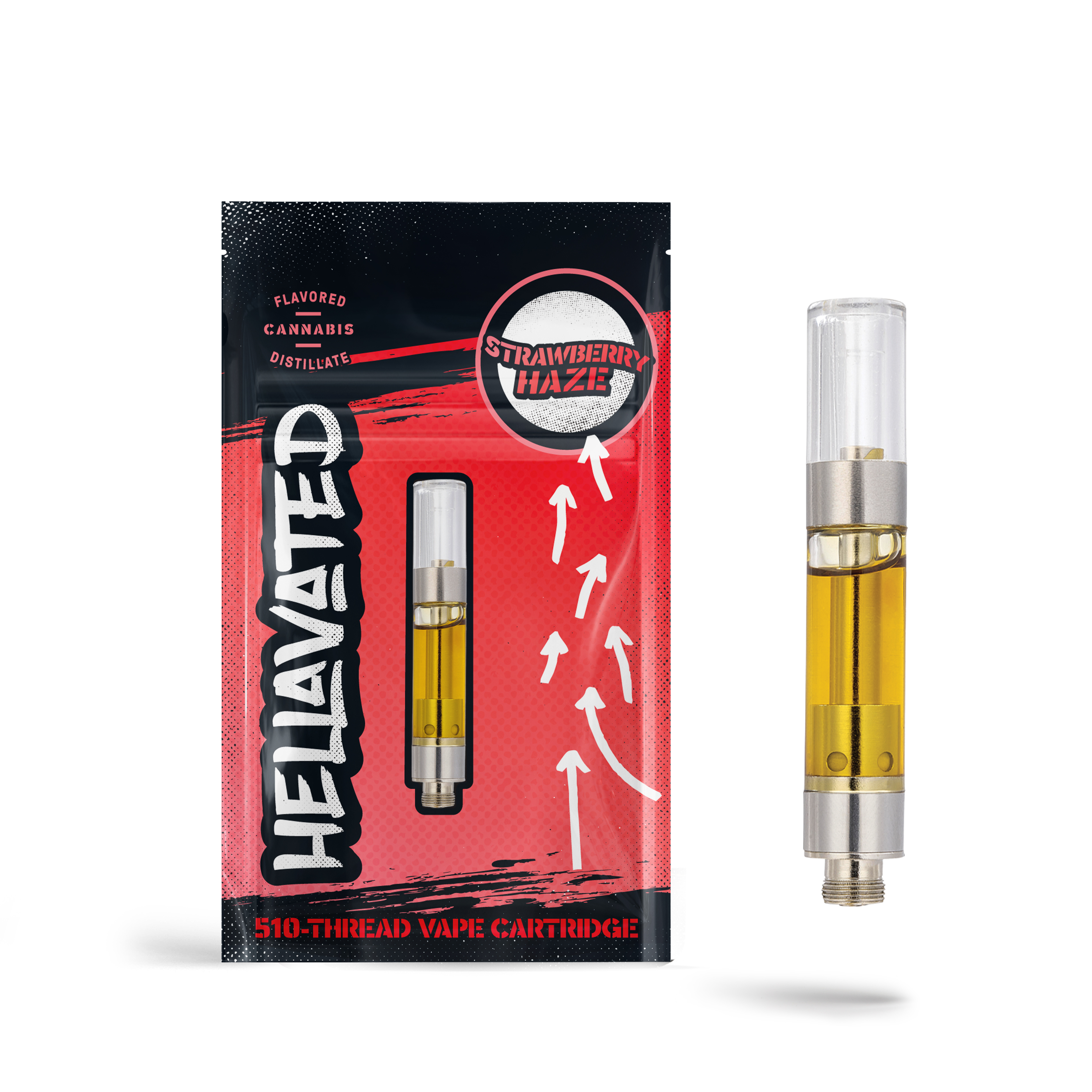 Photograph of product: Strawberry Haze Oil Cartridge 1g