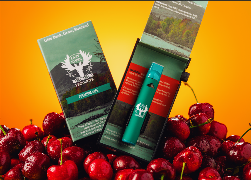Photograph of product: Cherry Rush All In One Vape .5g (TAX INCLUDED)
