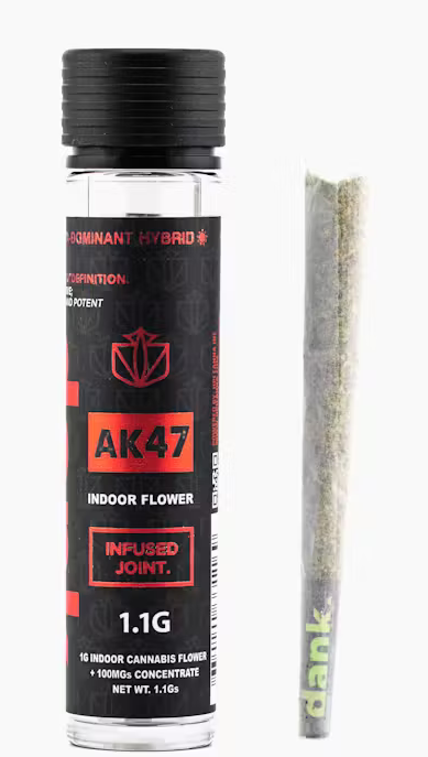 Photograph of Product: AK-47 | 1.1g Infused Pre roll |Sativa Dominant | Dank