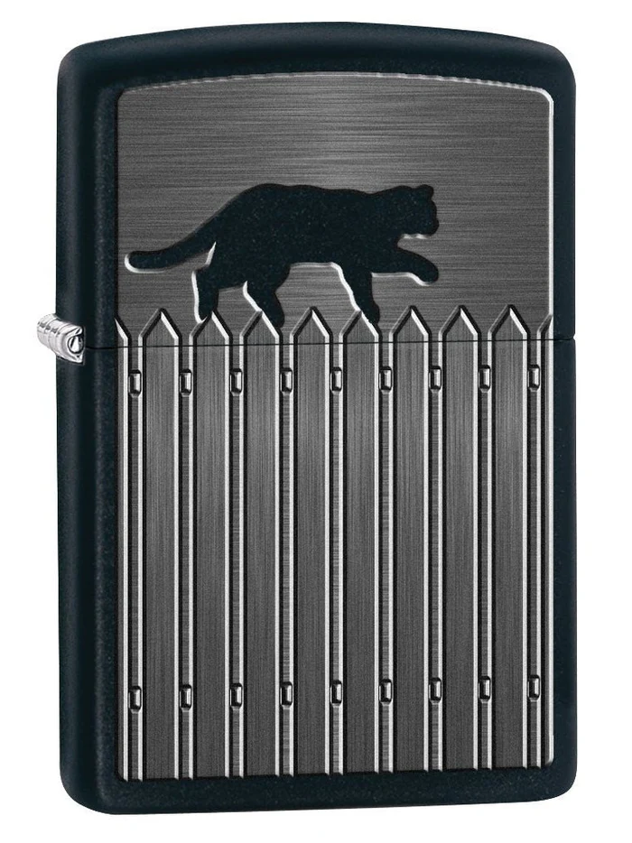 Photograph of product: Zippo | Cat On A Picket Fence | Lighter