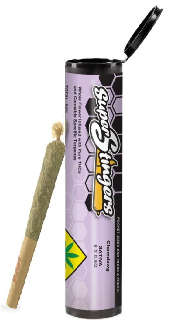 Photograph of product: Stingers - NYC Diesel Super Infused Joints 2pk