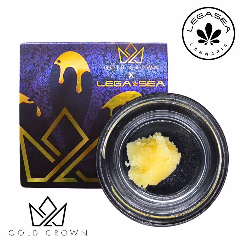 Photograph of product: Gold Crown x Legasea - Concentrate Sugar - (1g) - Hybrid - **BOLO RUNTZ**