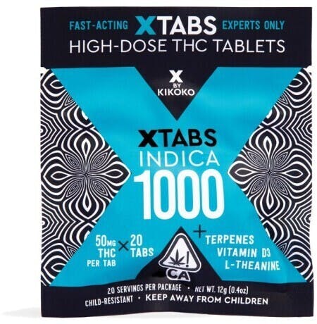 Photograph of product: Kikoko Oui'd 50mg Tabs 20ct