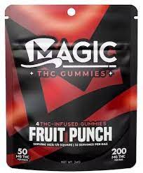 Photograph of product: Magic | Fruit Punch | 200mg | Gummies