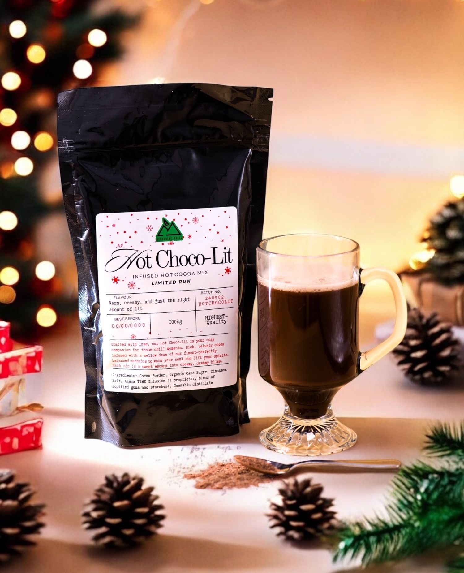 Photograph of product: Hot Choco-Lit 100mg