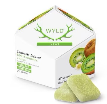 Photograph of product: Kiwi Gummies | 100mg | Wyld