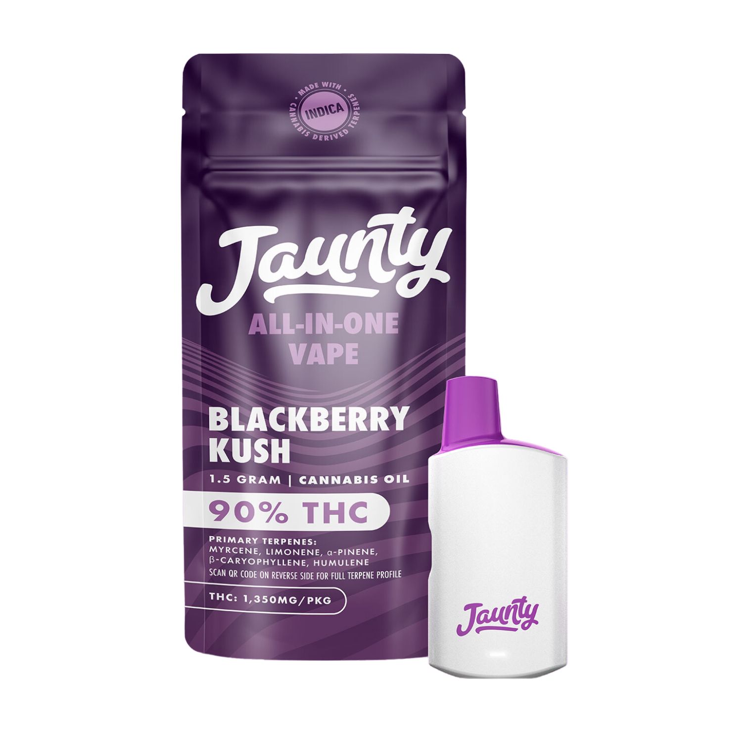 Photograph of product: Blackberry Kush Disposable Vape