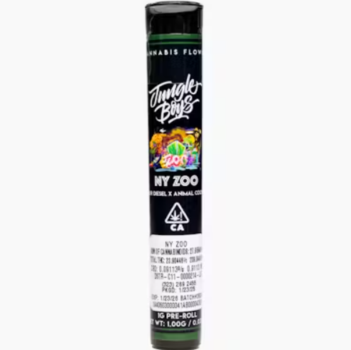 Photograph of product: Jungle Boys | NY Zoo - 1g Pre Roll
