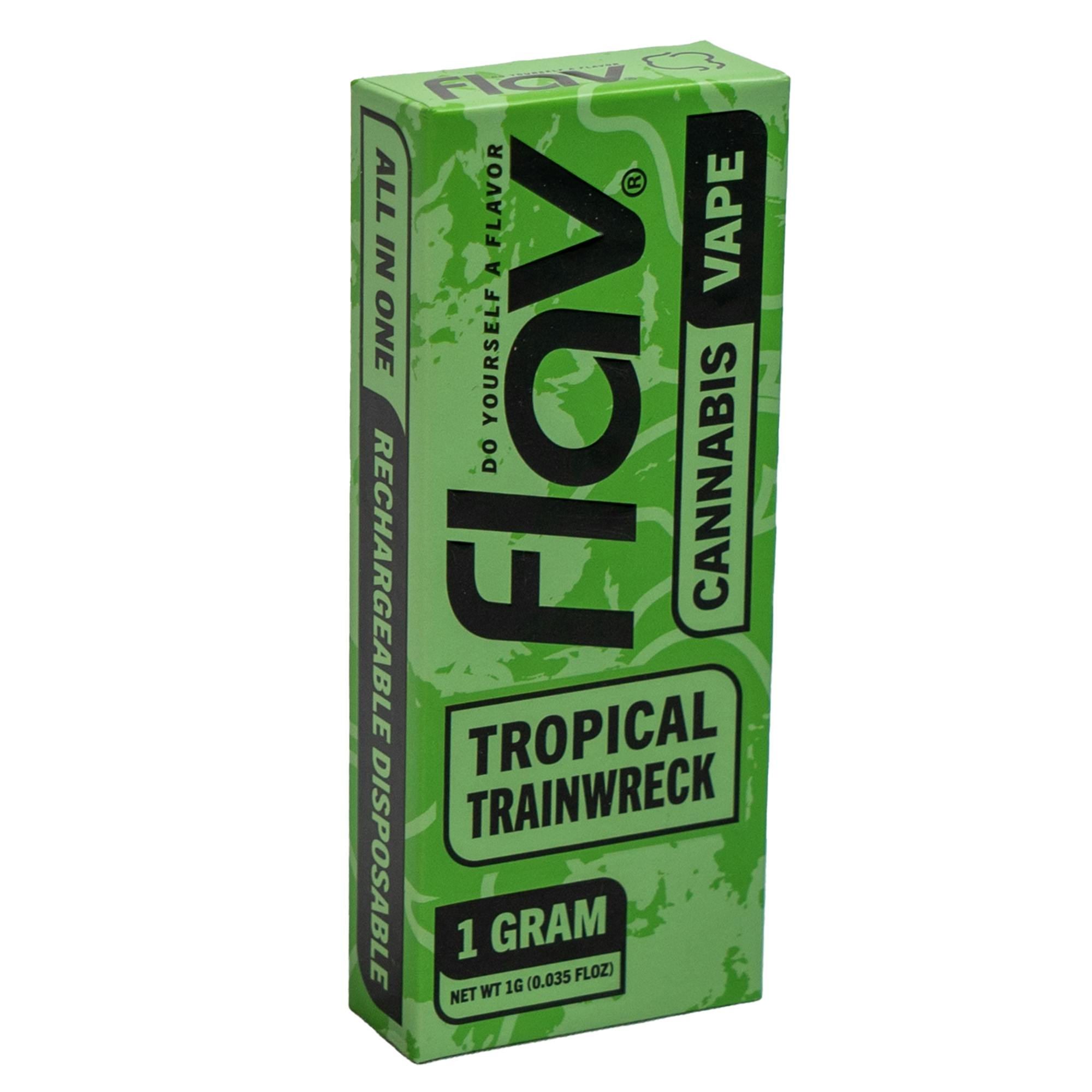Photograph of product: FLAV Distillate Disposable 1G | Tropical Trainwreck