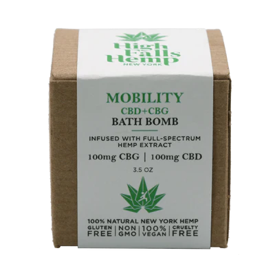 Photograph of Product: High Falls Hemp NY - Mobility CBD/CBG Bath Bomb