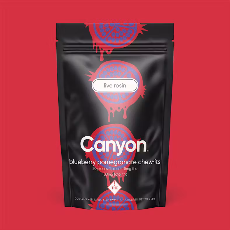 Photograph of product: Chew-It Rosin Blueberry Pomagranate | 10mg