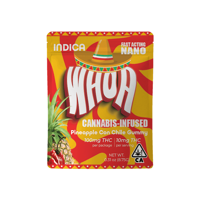 Photograph of product: Pineapple Con Chile - 100mg Edibles Whoa - 