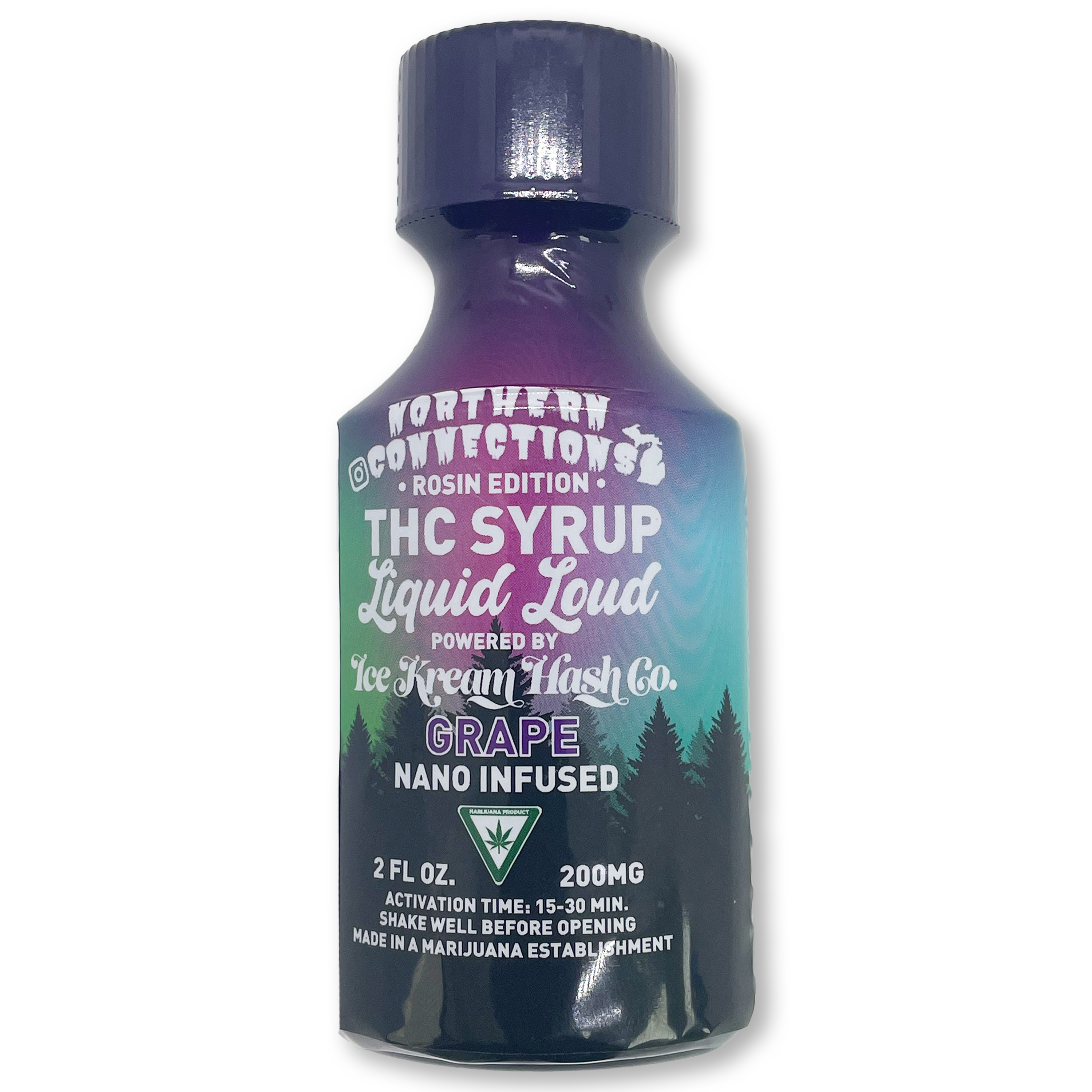 Photograph of product: Liquid Loud - Grape Rosin Infused Syrup - 200mg