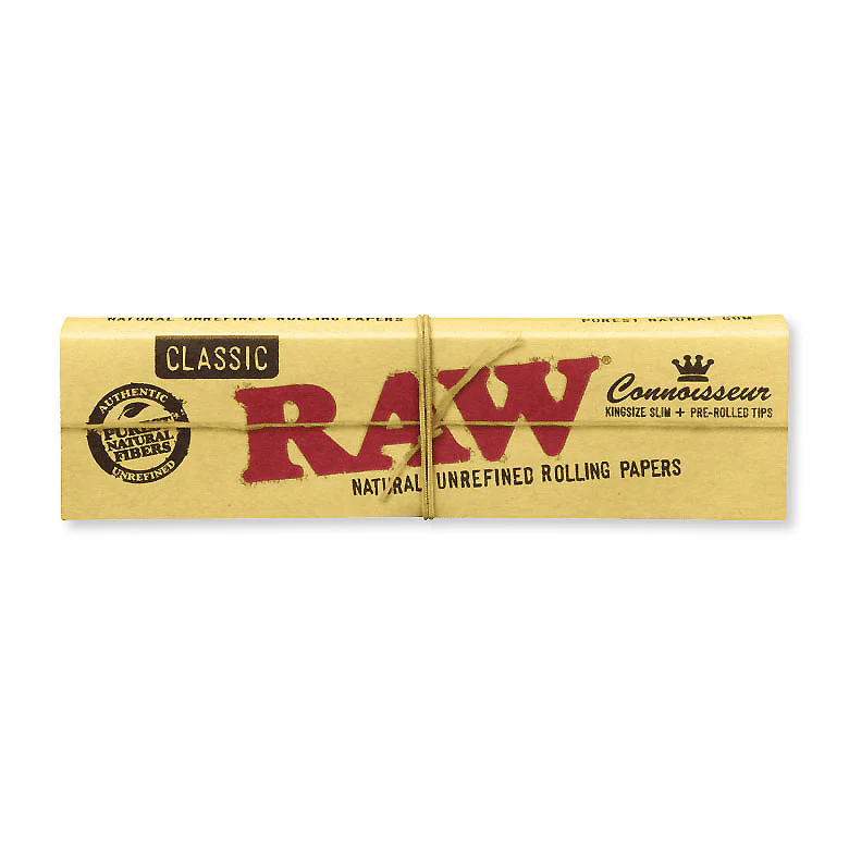 Photograph of product: RAW | Raw Classic Connoisseur | King Size Slim + Tips