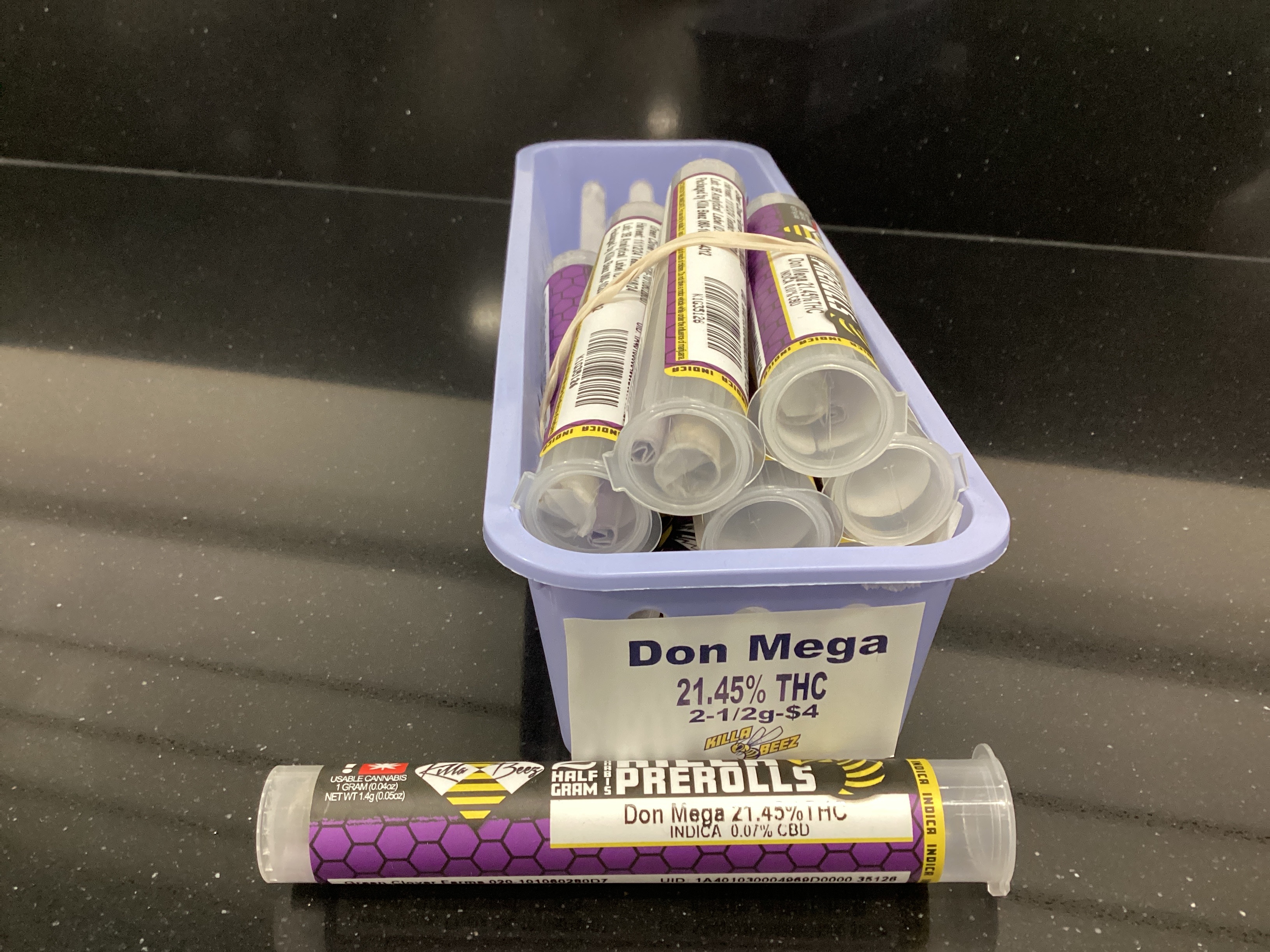 Photograph of product: Killa Beez 2- Don Mega Pre-Roll