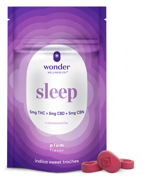 Photograph of product: 20ct/5mg Sleep Sweet Troches (1:1:1 Plum)