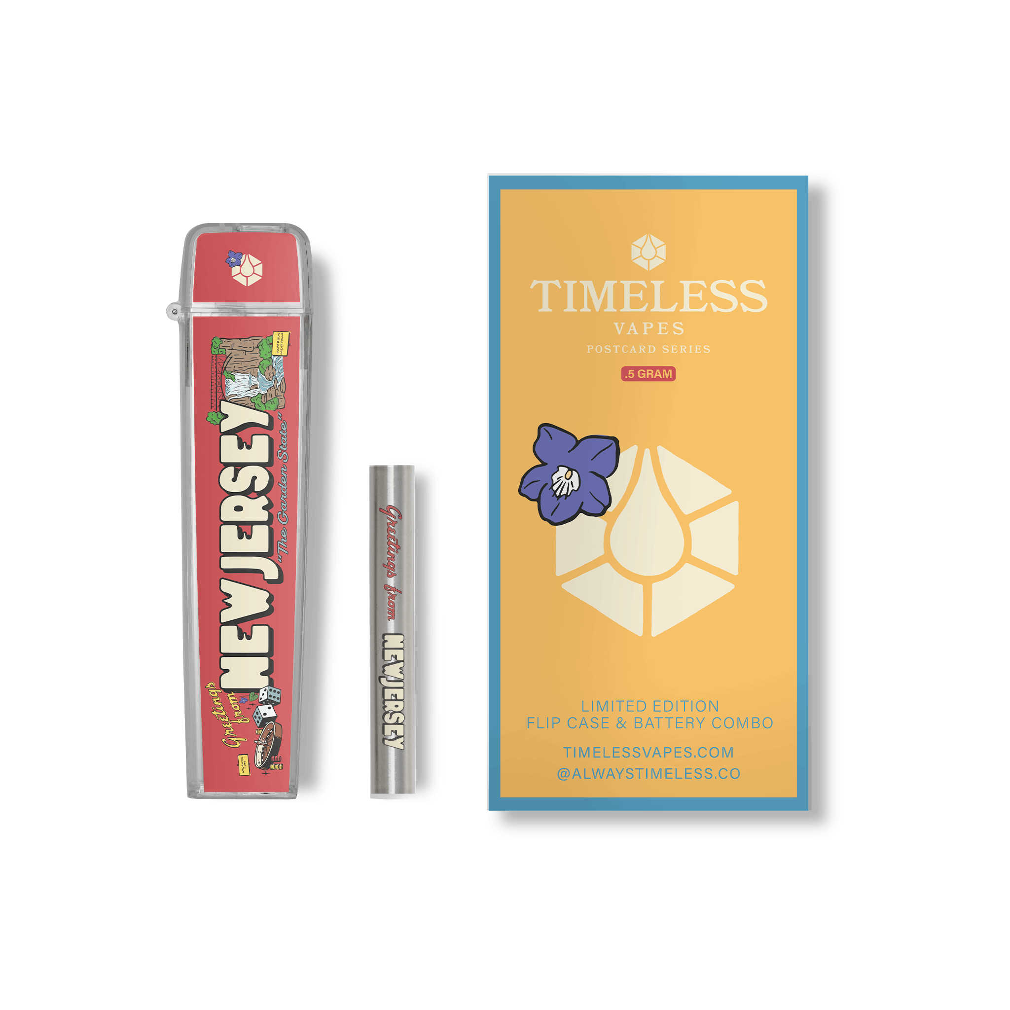 Photograph of product: Greetings From NJ 340MAH Half Combo