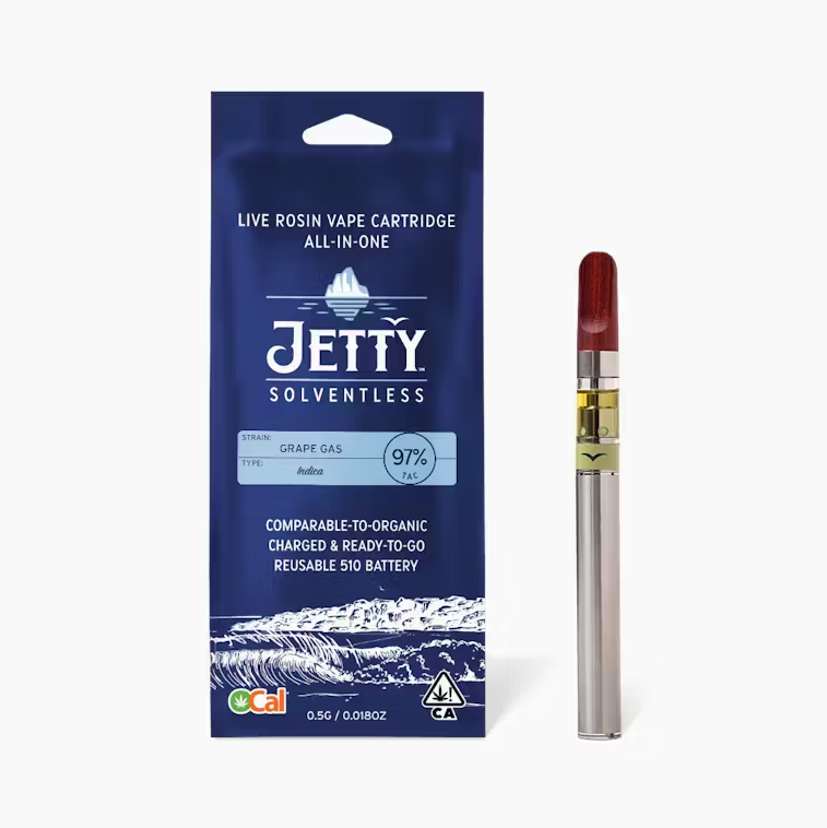 Photograph of product: .5g OCal Solventless AIO - Grapes N Cream