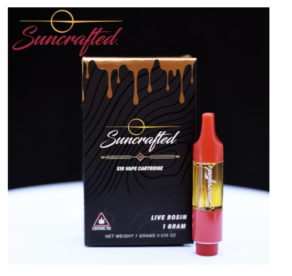 Photograph of product: Grease Monkey X Commerce City Kush Live Rosin Vape Cartridge 1000mg (I)