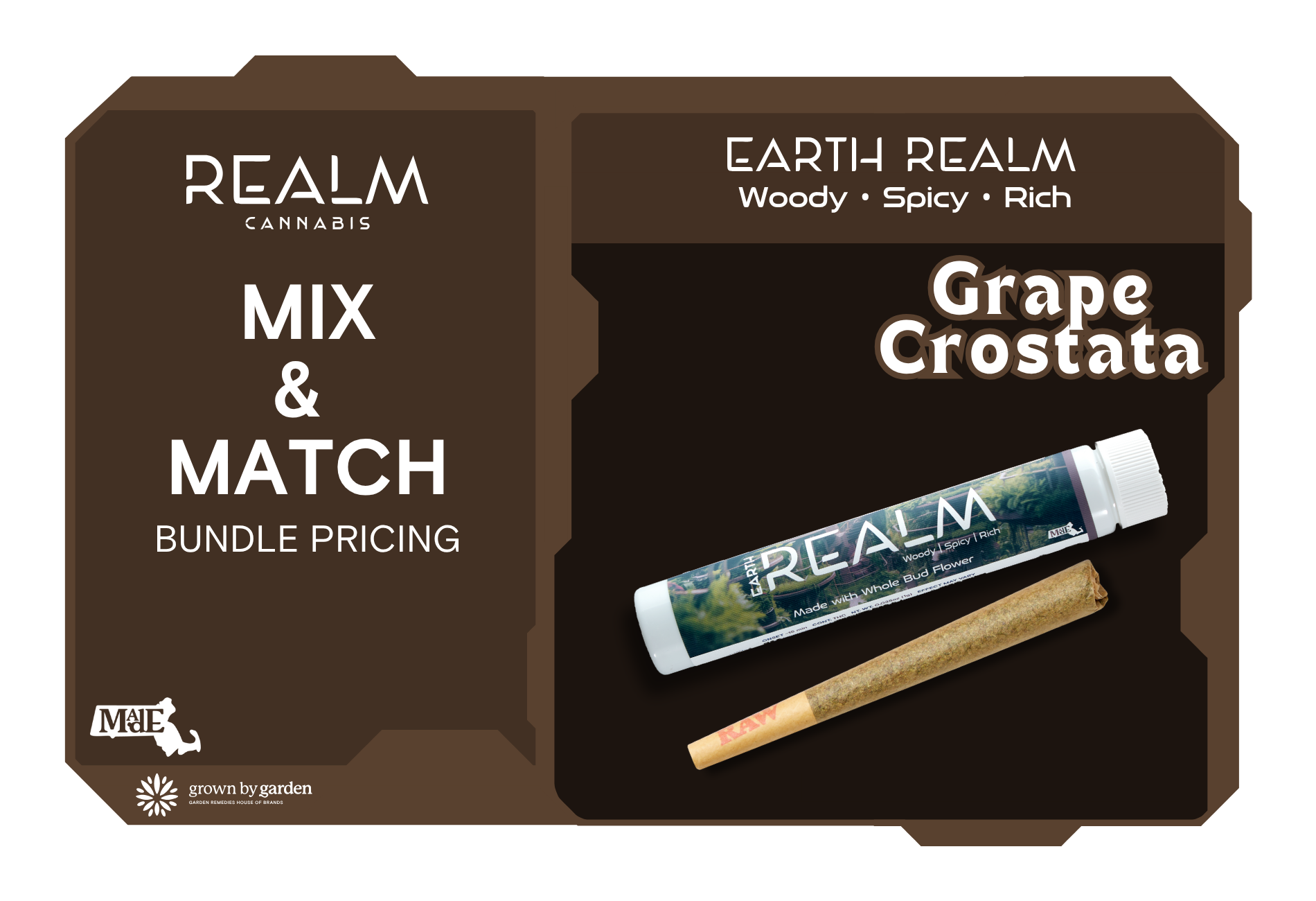Photograph of product: Grape Crostata | Earth | Pre-Roll