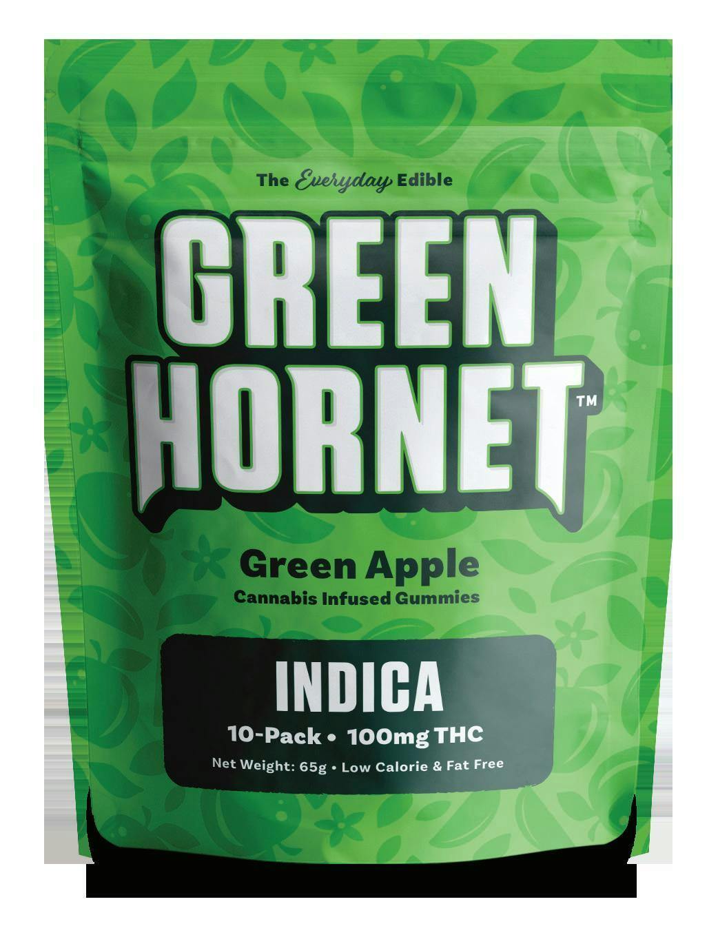 Photograph of product: Green Hornet - Green Apple - 100 mg / 10 count bag