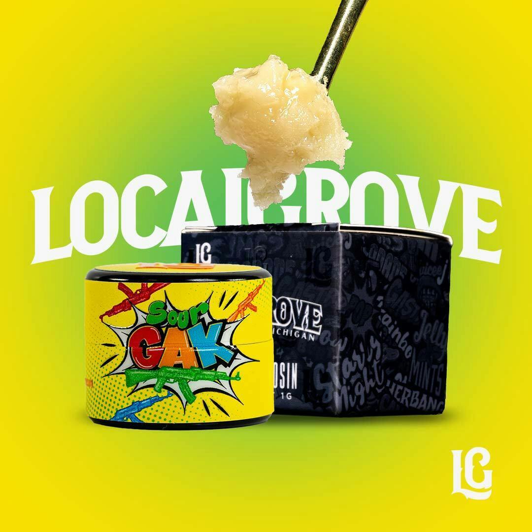 Photograph of product: Sour Gak Live au chocolat Rosin