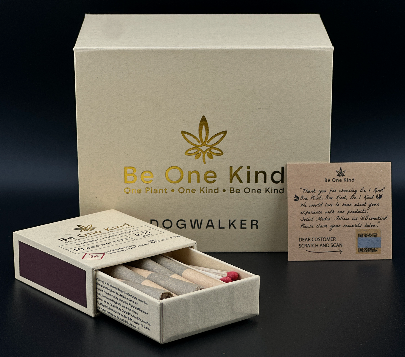 Photograph of product: Be1Kind- Planet of the Grapes DW Joints 3.5g