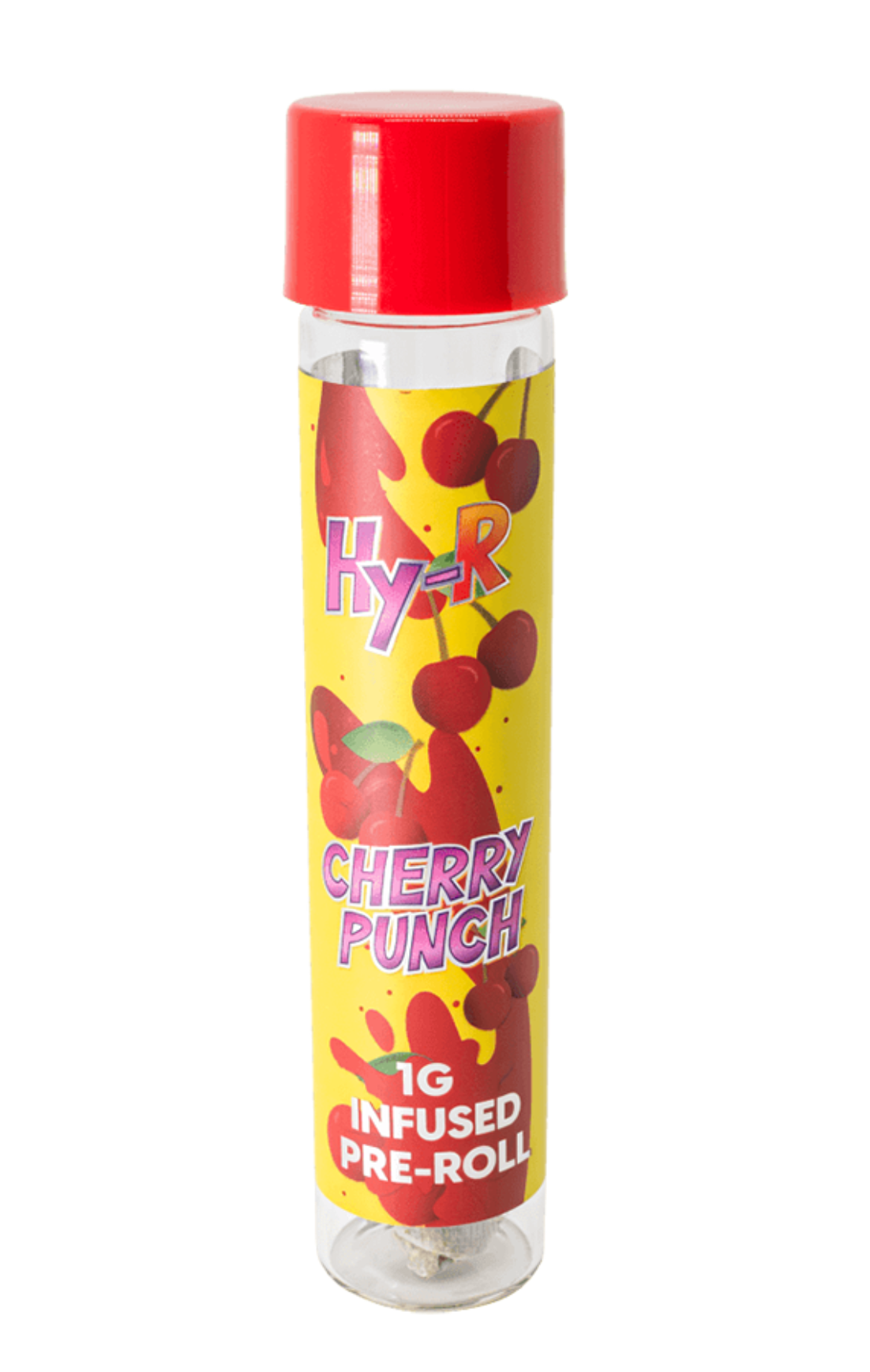Photograph of product: Hy-R Cherry Punch Infused Preroll Rec