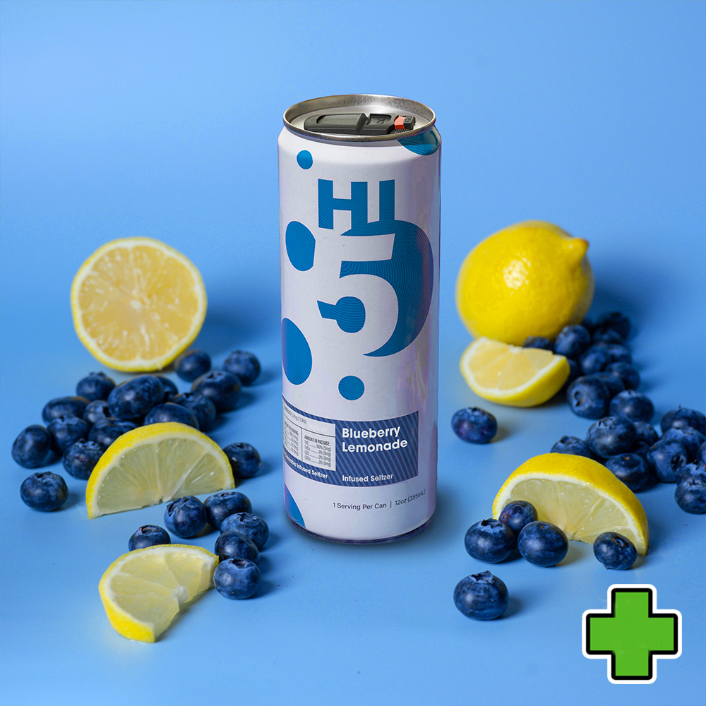 Photograph of product: Blueberry Lemonade Seltzer [HIGH-DOSE] (4pk) (6 for $55)