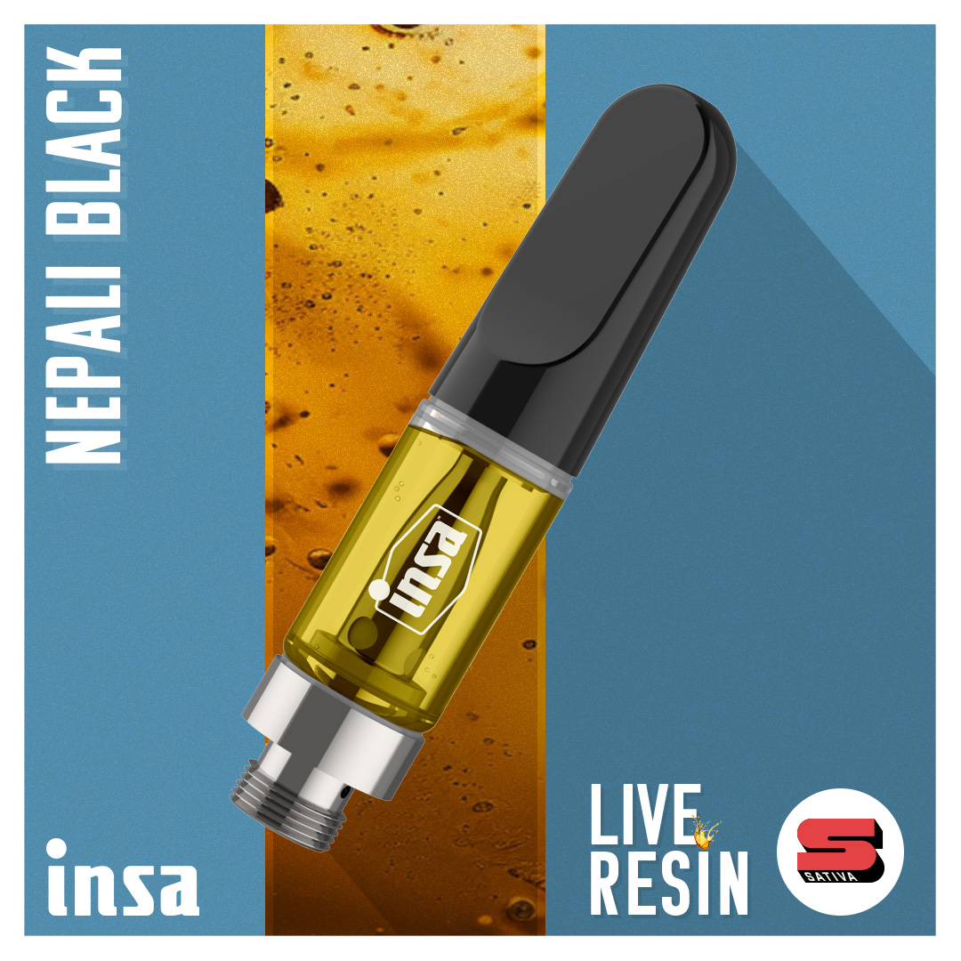 Photograph of product: Live Resin Cartridge - Nepali Black