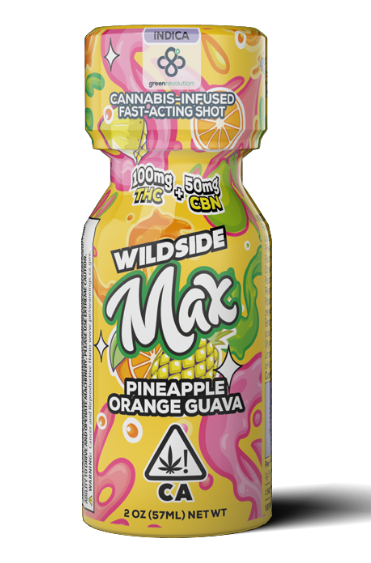 Photograph of product: Green Revolution | Nano Shot MAX | Pineapple Orange Guava (2:1) 100mg