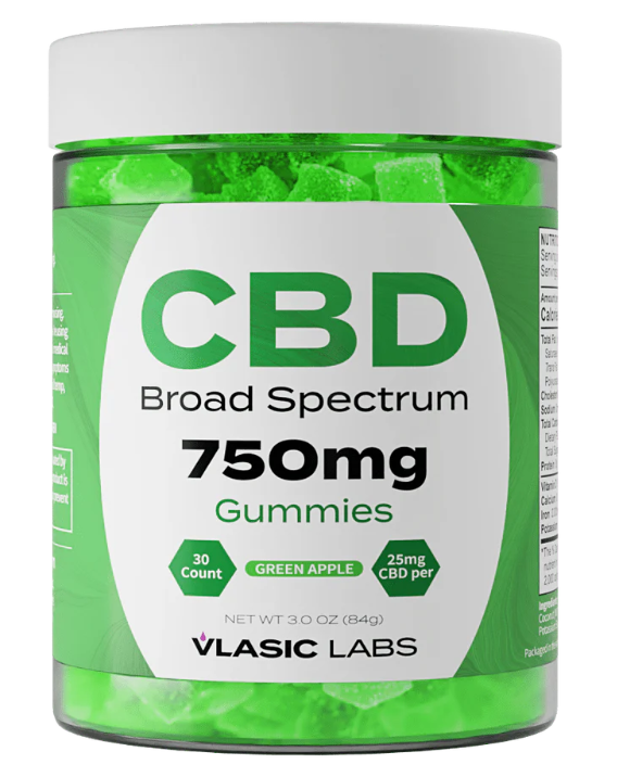 Photograph of product: Vlasic Labs | CBD Broad Spectrum Gummies | 750mg