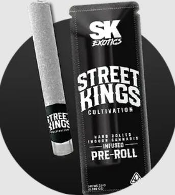 Photograph of product: Street Kings: LA Once (H), au chocolat Hole Infused Pre-roll, 2G