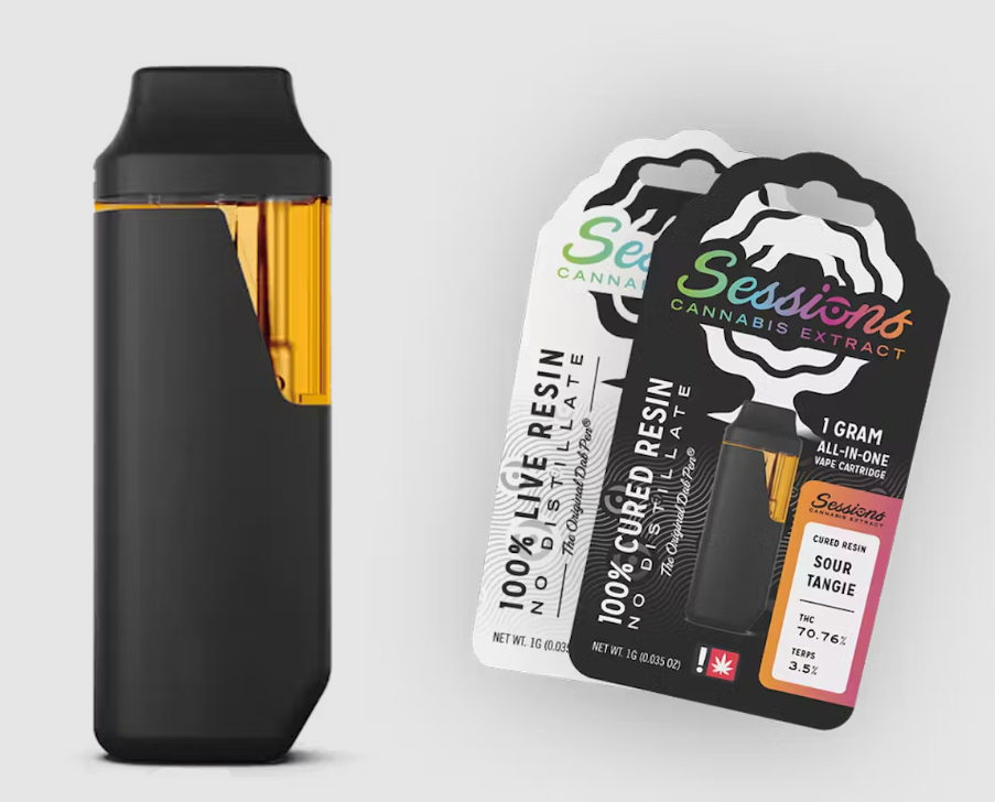 Photograph of product: AIO - 1g Live Resin Sessions - Sugar Mama