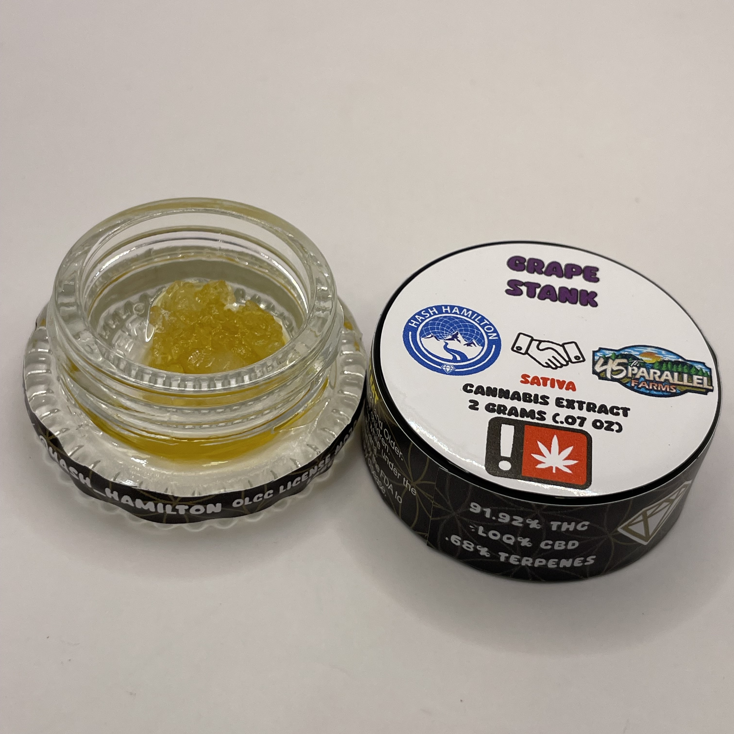 Photograph of product: Goji OG Diamonds Dab (au chocolat Hamilton)