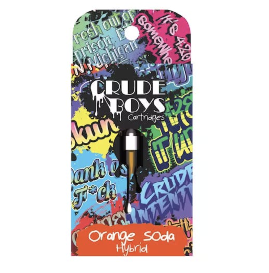 Photograph of product: Crude Boys -  Orange Soda Vape Cart
