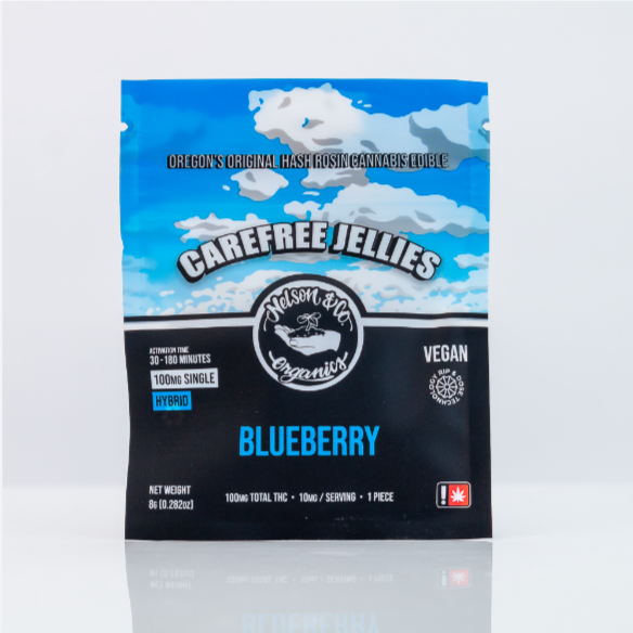 Photograph of product: (Single) Blueberry Carefree Jellies