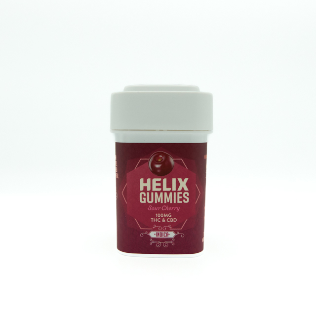 Photograph of product: 1:1 Sour Cherry Gummies 100mg {27}