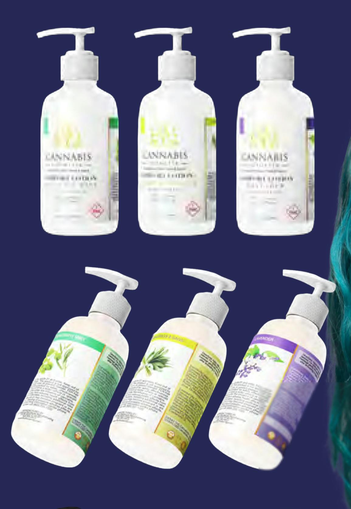 Photograph of product: Oui'd Cosmetix - - 1:1 - TH-oui:CBD Lotion - Rosemary Mint