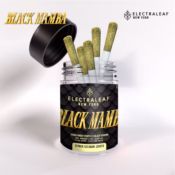 Photograph of Product: Electraleaf - Black Mamba Pre-Roll 5Pk