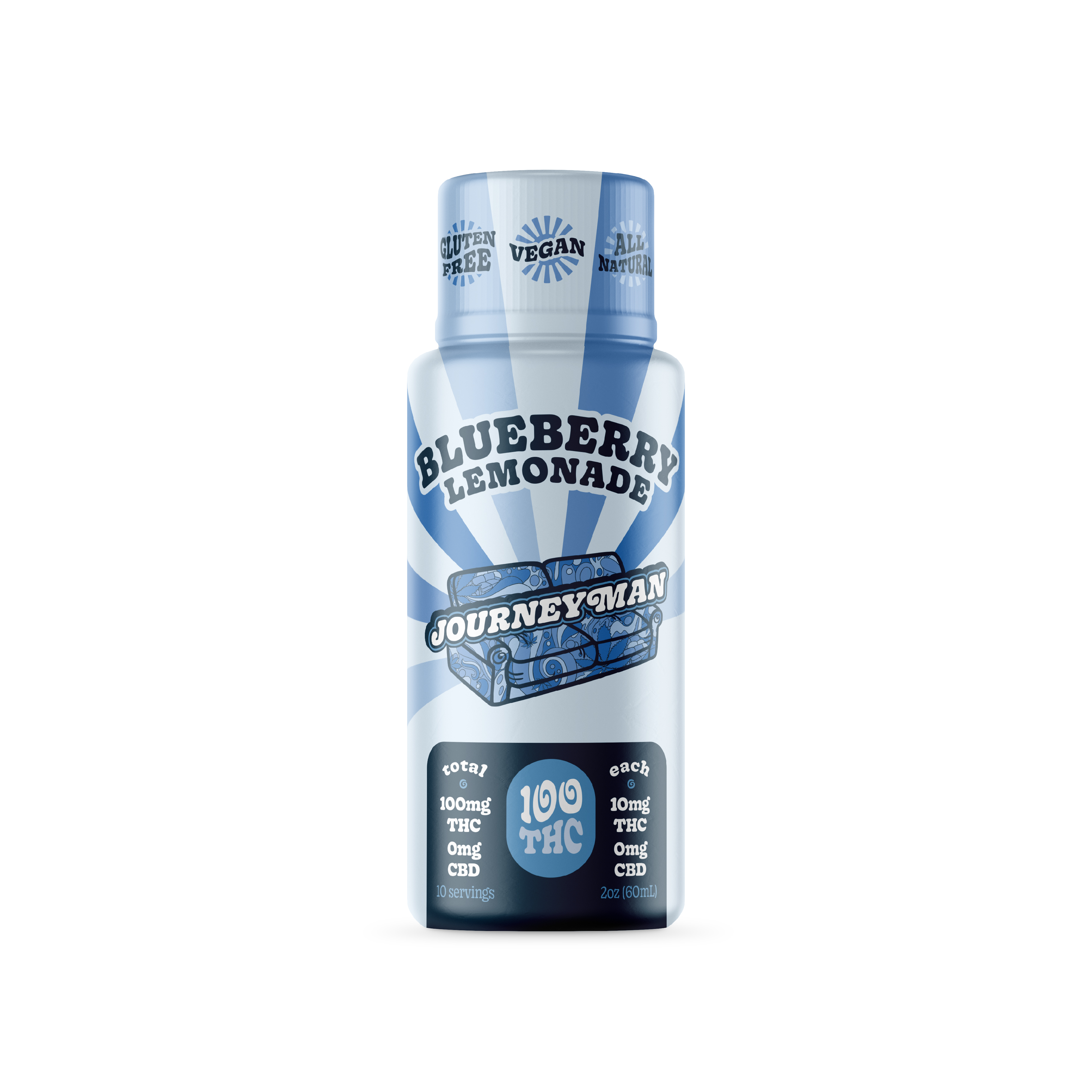 Photograph of product: Blueberry Lemonade (100mg TH-oui) [2oz]