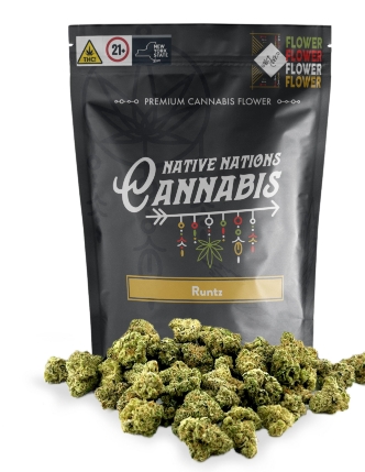 Photograph of Product: Native Nations Cannabis Flower Runtz 27.58% Hybrid 3.5g